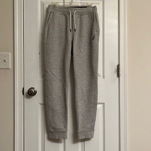 Nautica Gray Cotton-blend Sweatpants Joggers Drawstring Waist Size Small EUC